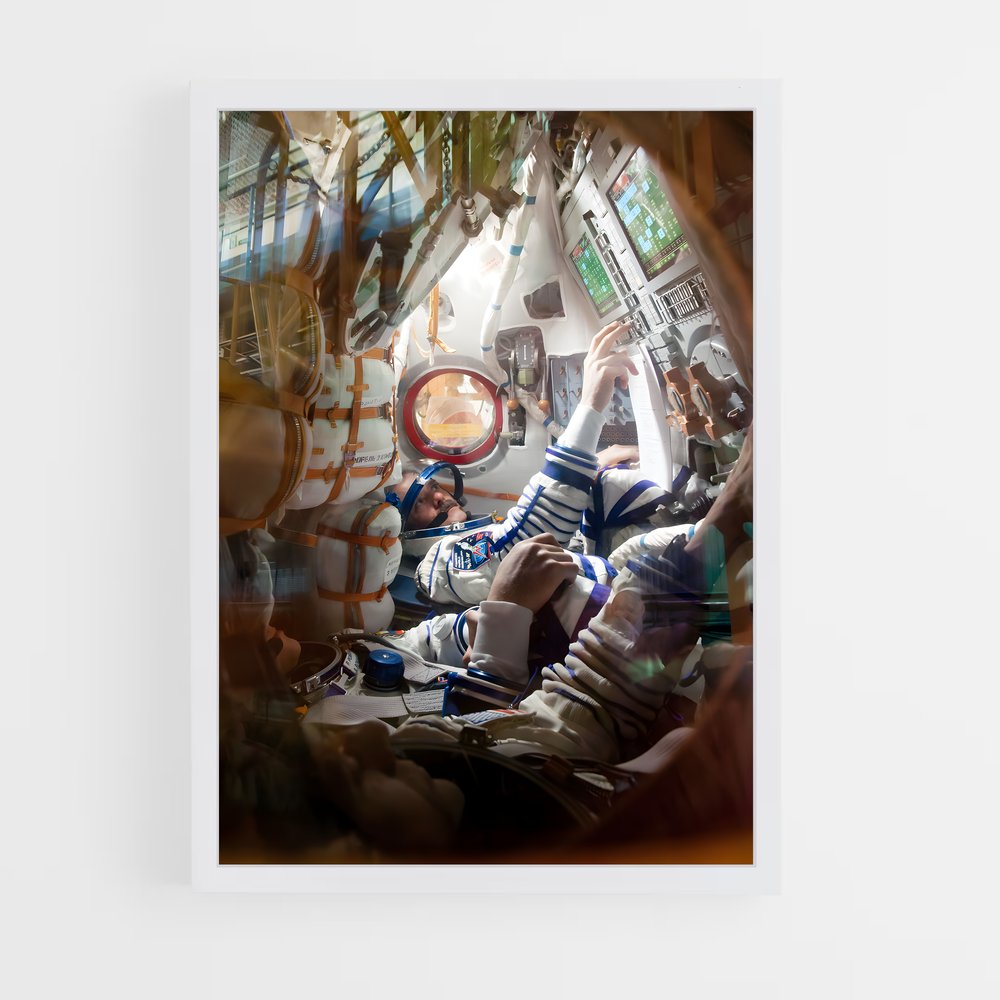 Poster Rêve Suspendu – affiche Astronautes (vue 3)